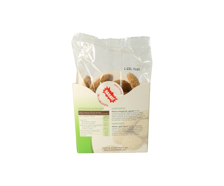 Galletas Integrales Sésamo y Germen de Trígo - Sanalínea 200 g Sanavi