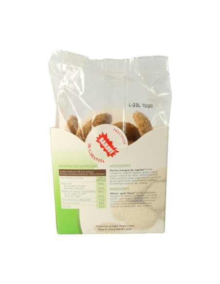 Galletas Integrales Sésamo y Germen de Trígo - Sanalínea 200 g Sanavi