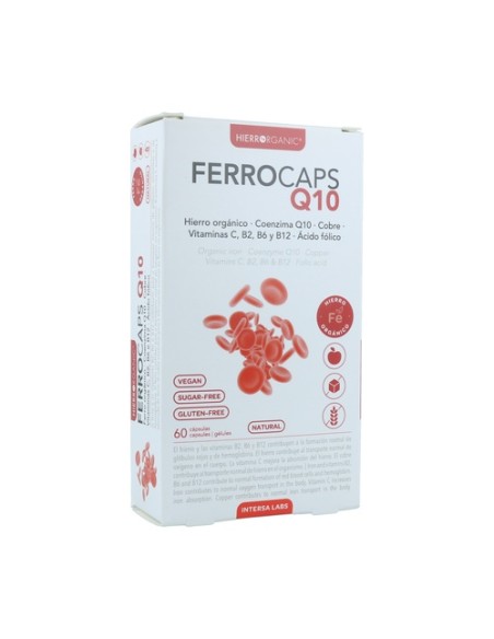 Ferrocaps Q10 60 cápsulas Intersa