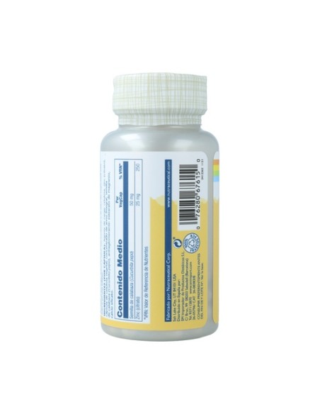 Citrato de zinc 60 cápsulas vegetales de 50mg Solaray