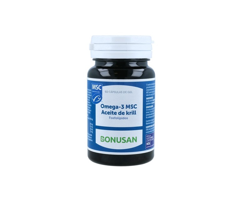 Omega-3 MSC Aceite de Krill 60 cápsulas Bonusan