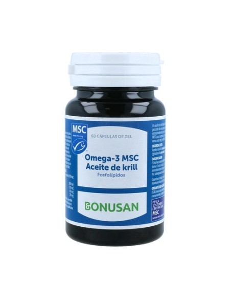 Omega-3 MSC Aceite de Krill 60 cápsulas Bonusan