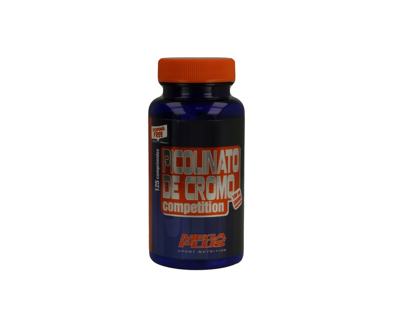Picolinato de Cromo 125 comprimidos de 300mg Mega Plus