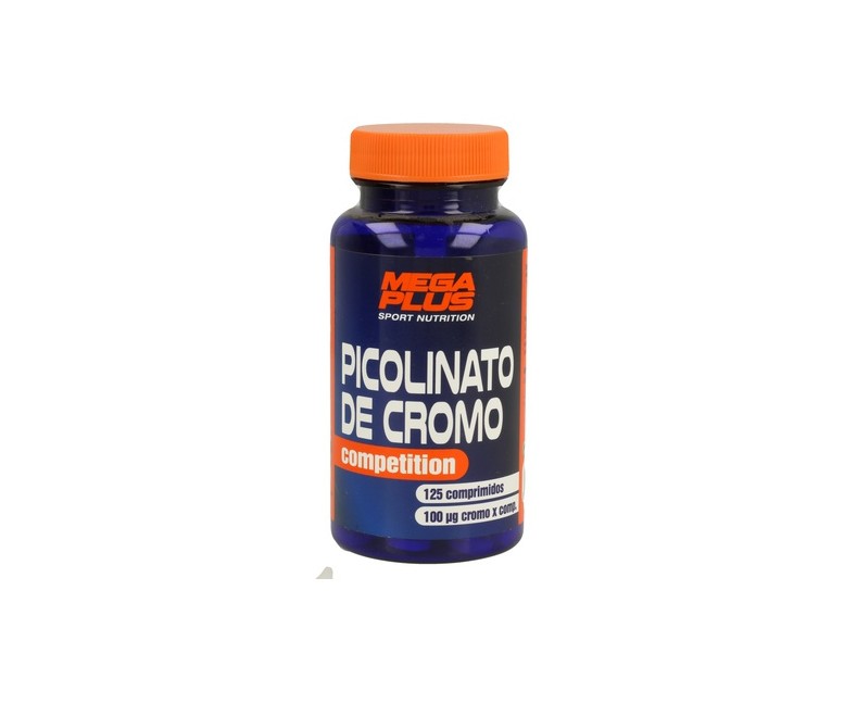 Picolinato de Cromo 125 comprimidos de 300mg Mega Plus