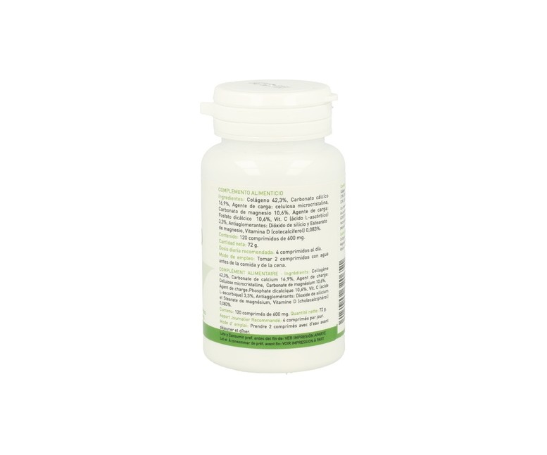 Colágeno con magnesio y vitamina C y D 120 comprimidos Plantapol
