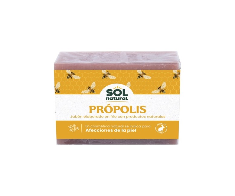 Jabón natural de própolis 100 g Sol Natural