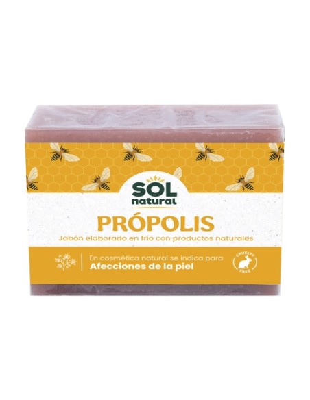 Jabón natural de própolis 100 g Sol Natural
