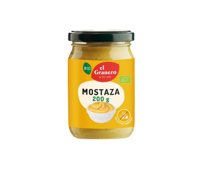 Mostaza Bio 200 g de crema El Granero Integral