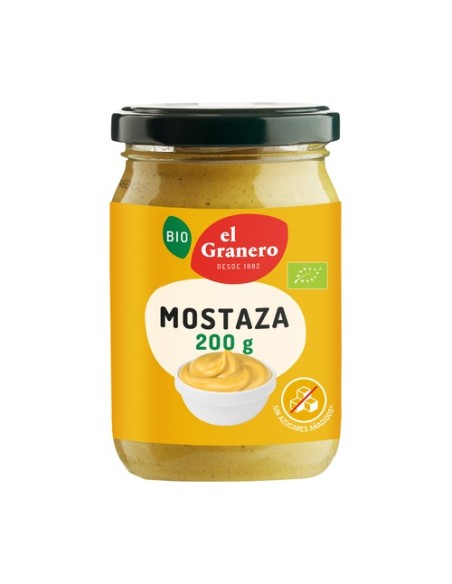Mostaza Bio 200 g de crema El Granero Integral