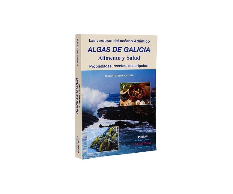Libro algas de Galicia alimento y salud 1 unidad Algamar