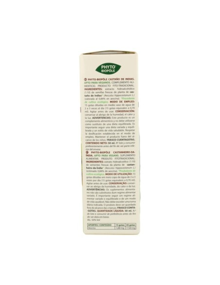 Phytobiopole Castaño de Indias (Piernas Pesadas) 50 ml Intersa