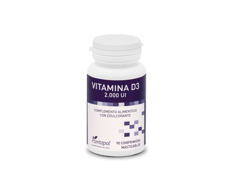 Vitamina D3 90 comprimidos de 500mg Plantapol