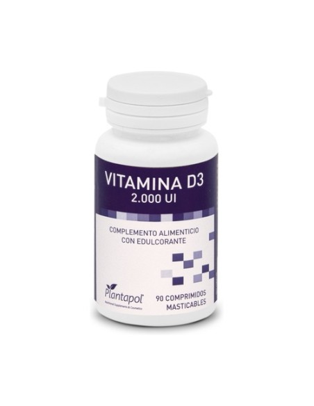 Vitamina D3 90 comprimidos de 500mg Plantapol