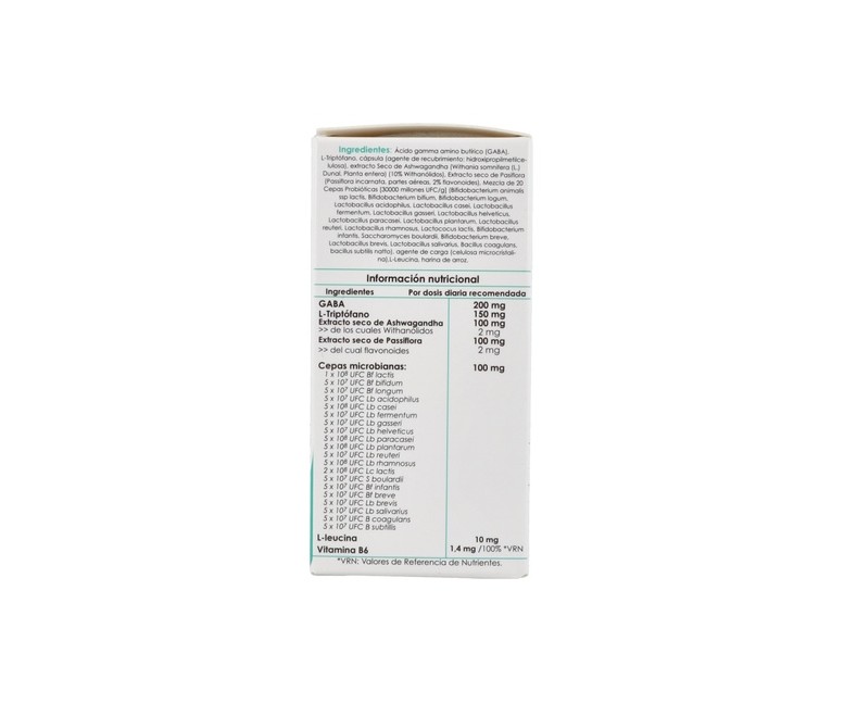 Inmunerelax, sistema nervioso 30 cápsulas de 820mg Inmunelab