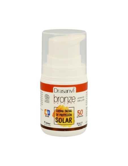 Crema Solar Protección SPF50 Ecocert 50 ml Drasanvi