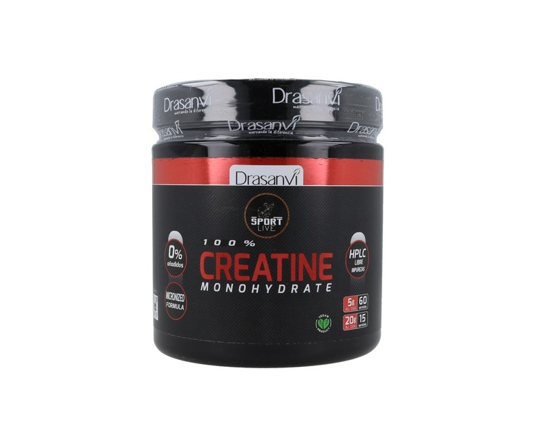 Monhidrato de creatina Sport Live 300 g de polvo Drasanvi