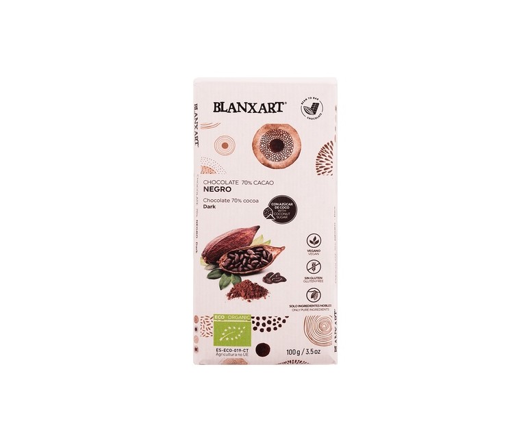 Pack Chocolate azúcar de coco 70% 11 unidades de 100 g Blanxart