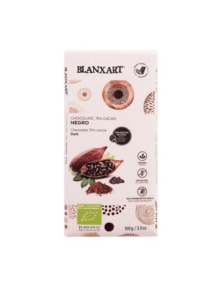 Pack Chocolate azúcar de coco 70% 11 unidades de 100 g Blanxart