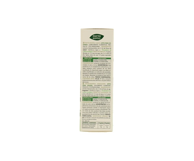 Phytobiopole Sauco (Expectorante) 50 ml Intersa