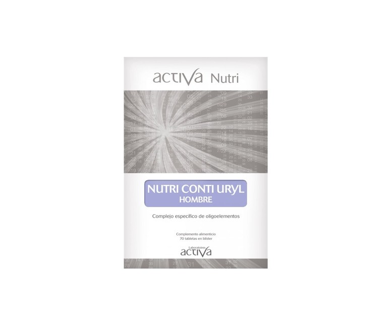 Nutri conti uri hombre 70 comprimidos masticables Activa