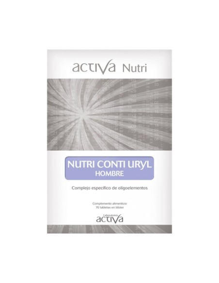 Nutri conti uri hombre 70 comprimidos masticables Activa