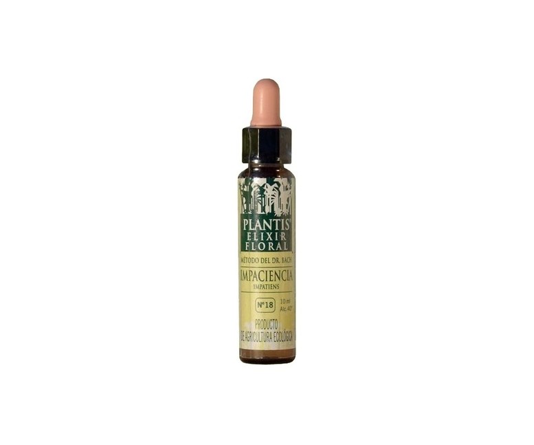 Flores De Bach Impaciencia-18 Elixir Floral Eco 10 ml de elixir floral Plantis