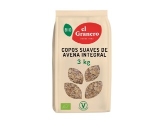 Copos suaves de avena integral Bio