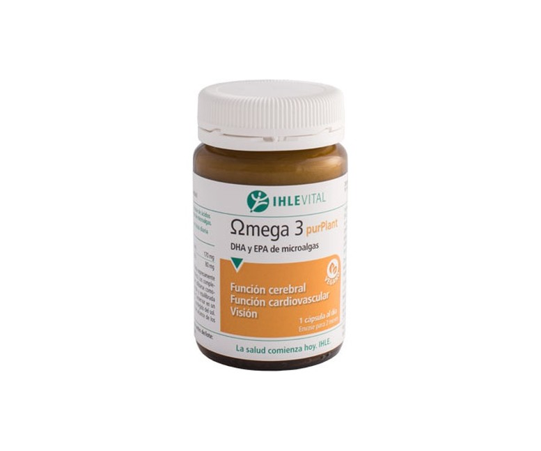 Omega 3 Purplant 60 cápsulas Ihlevital