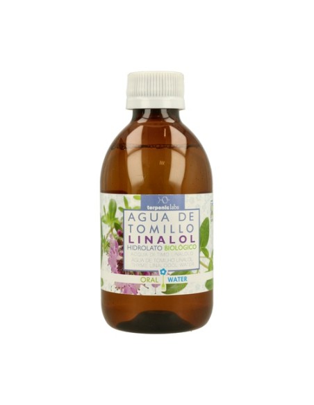 Agua de Tomillo Linalol Hidrolato Bio 250 ml de agua floral Terpenic