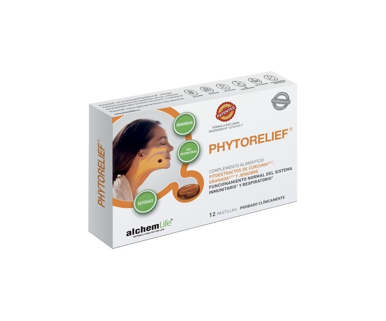 Phytorelief (vías respiratorias y defensas) 12 pastillas Alchemlife