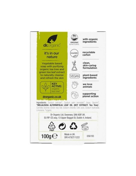 Jabón de Árbol del té 100 g Dr. Organic