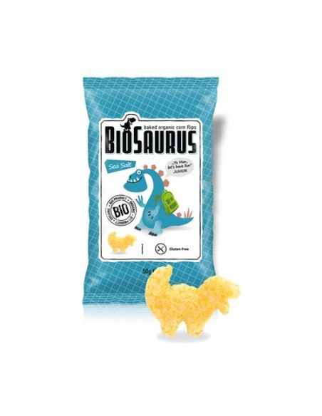 Snack de maíz sal marina 1 unidad de 50g Biosaurus