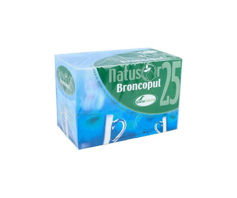 Natusor 25 Infusión Broncopul 20 bolsitas infusoras Soria Natural