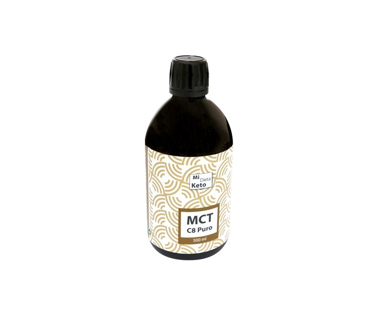 Aceite de triglicérido de cadena media C8 puro 500 ml de aceite 100% Natural