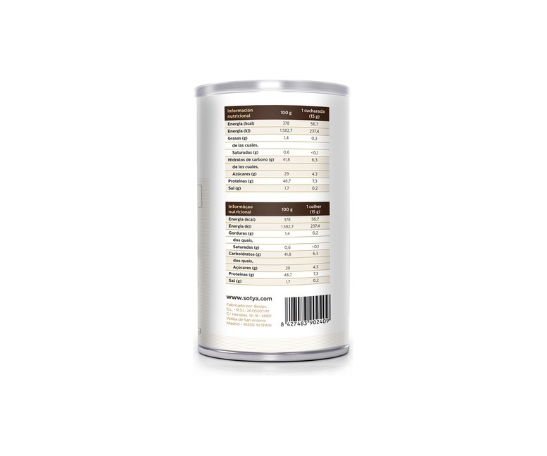 Bebida de Soja en Polvo 550 g de polvo Sotya