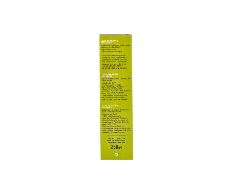 Café Fragante Molido Bio Vegano 250 g Alternativa3