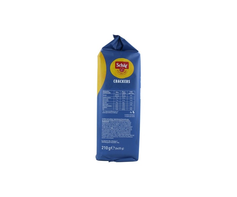 Crackers sin gluten 210 g Schär