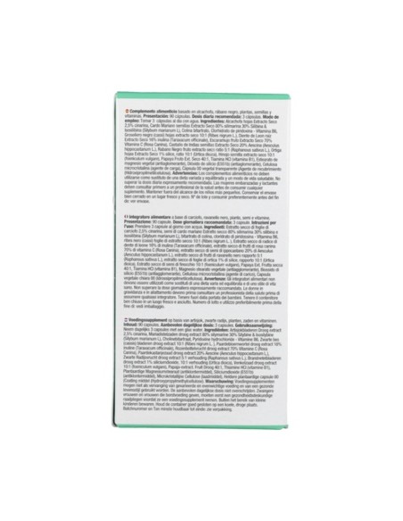 Detox Complex higado colon diurético 90 cápsulas Nutralie