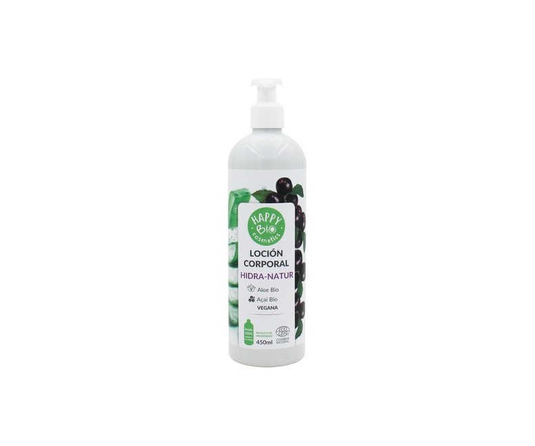 Loción corporal hidra-natur Bio 450 ml (Açai - Aloe Vera) Happy Bio