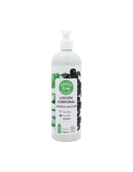Loción corporal hidra-natur Bio 450 ml (Açai - Aloe Vera) Happy Bio