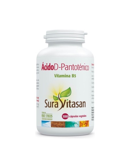 Ácido D-Pantoténico 100 cápsulas Sura Vitasan