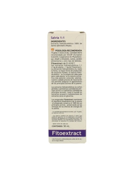 Extracto de Salvia 50 ml Eladiet