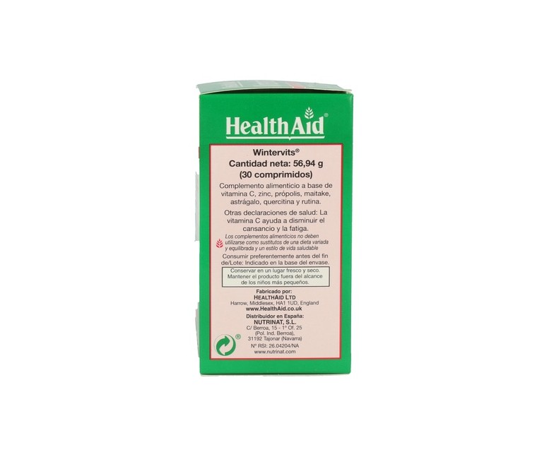 Wintervits 30 comprimidos Health Aid