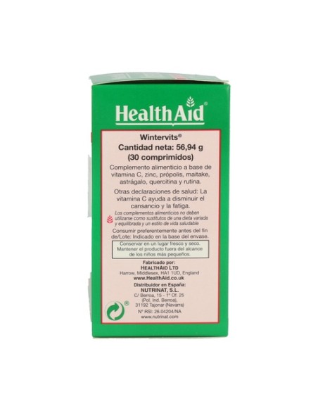 Wintervits 30 comprimidos Health Aid