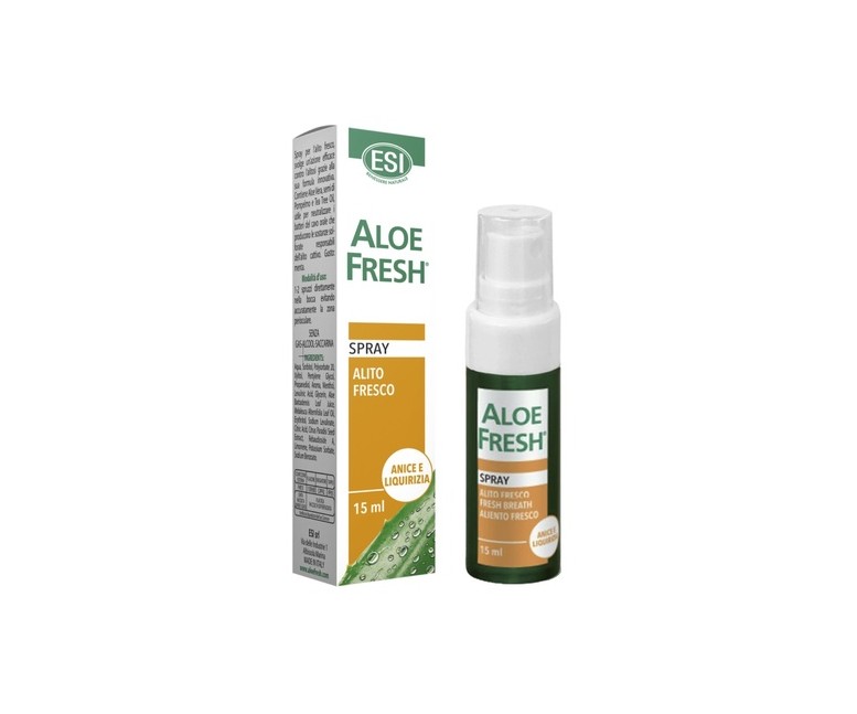 Aloe Fresh aliento fresco regaliz spray 15 ml (Regaliz) ESI - TREPAT DIET
