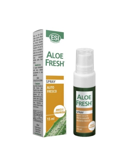 Aloe Fresh aliento fresco regaliz spray 15 ml (Regaliz) ESI - TREPAT DIET