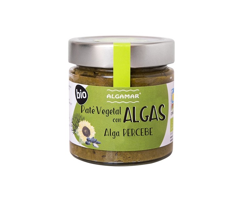Pate algas percebe Bio vegano 180 g Algamar