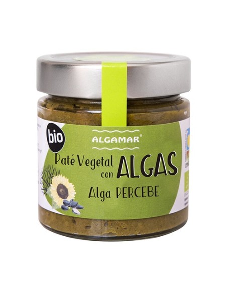Pate algas percebe Bio vegano 180 g Algamar