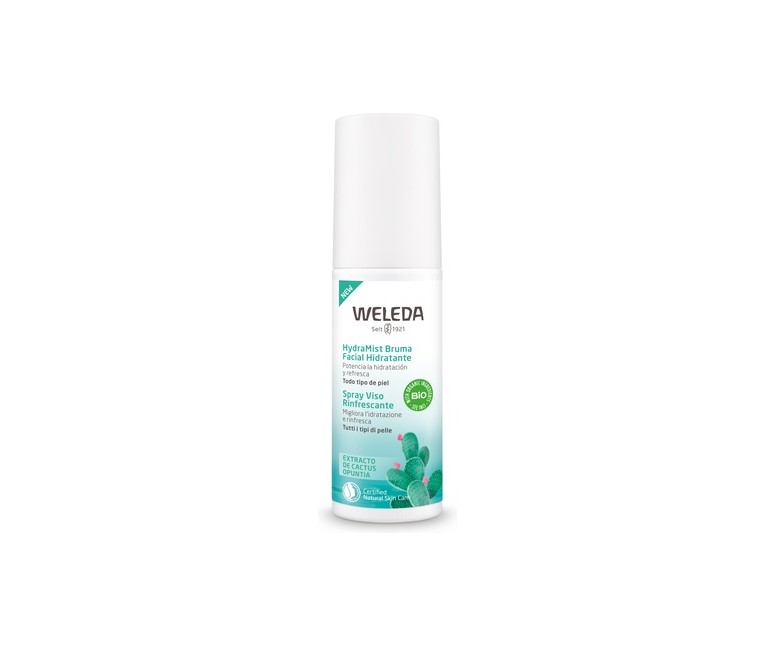 Hydramist bruma facial hidratante de extracto de cactus 100 ml Weleda