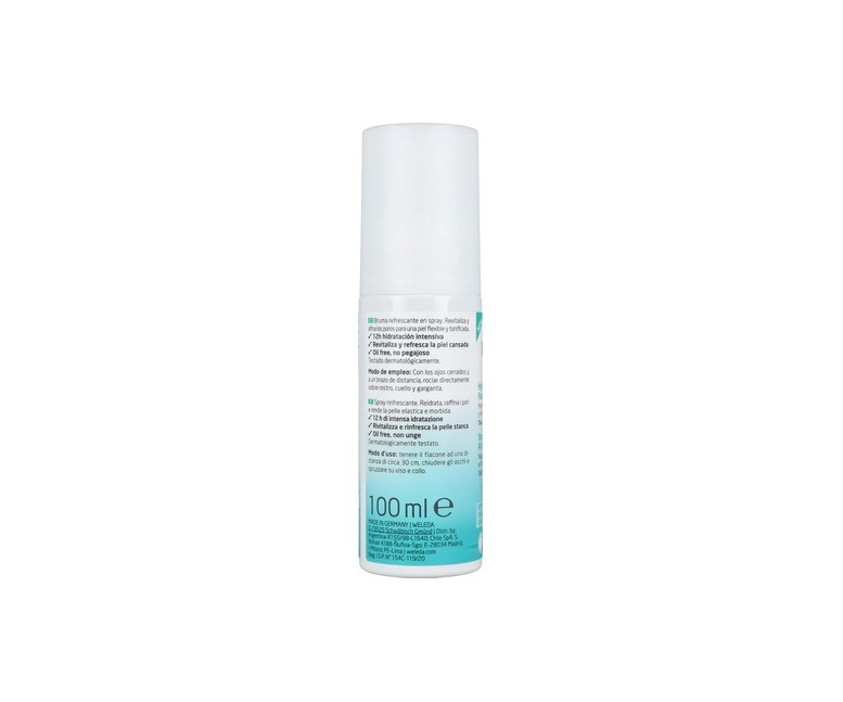Hydramist bruma facial hidratante de extracto de cactus 100 ml Weleda